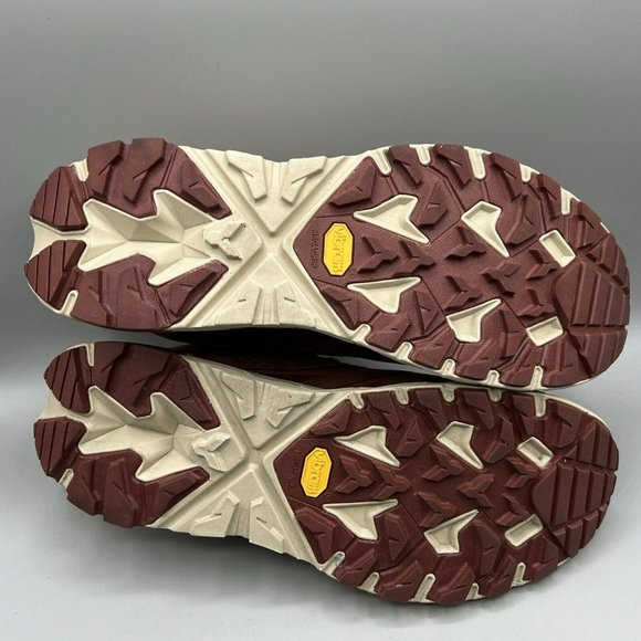 Hoka Womens Red Anacapa GTX Trail Running Hiking Goretex Shoes Sz US‎ 11B VIBRAM - Picture 11 of 12